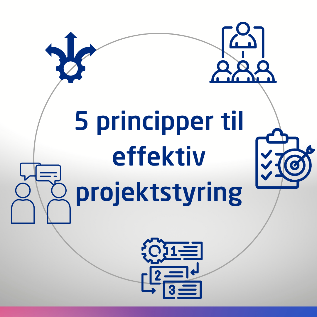 5 principper til effektiv projektstyring